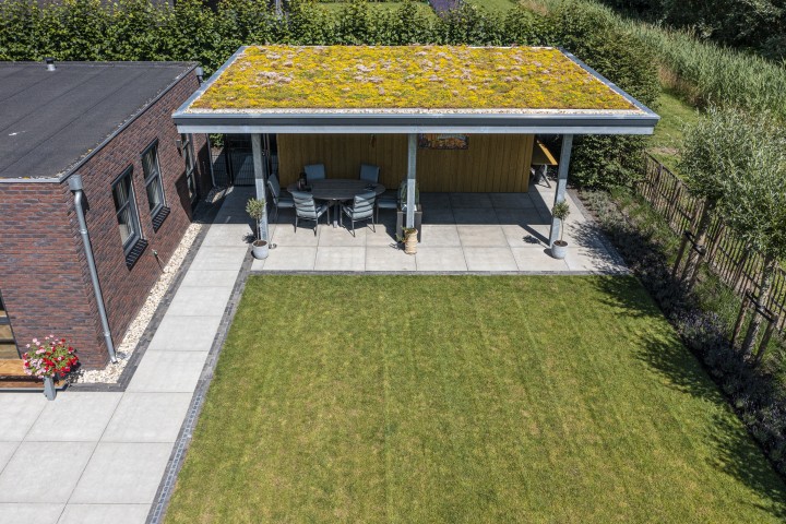 Decoratieve afbeelding van een gebouw
