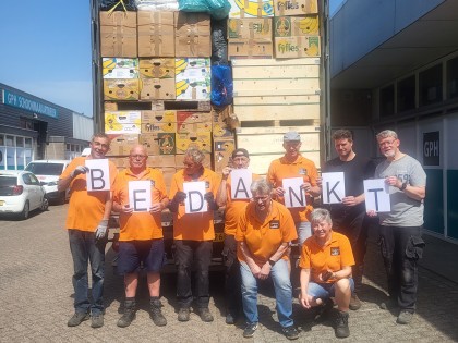 Bedankt voor de donatie