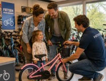 Fietswinkel roze fiets