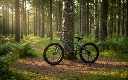 Fiets in het bos