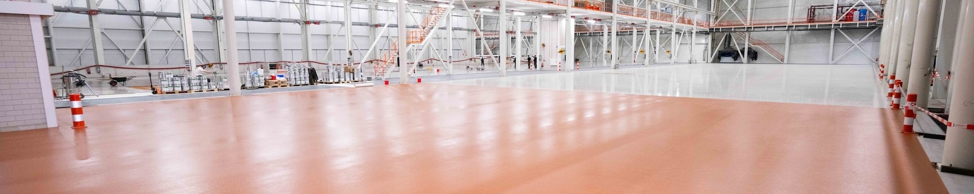 Epoxy gietvloer met antislip afwerking