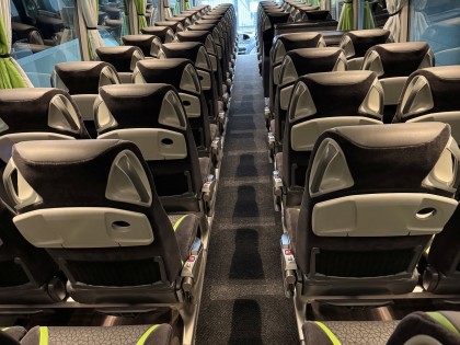 Binnnenkant Setra touringcar