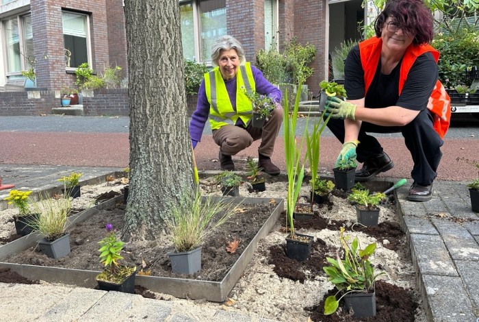 Illustratie Samen maken we de stad groener