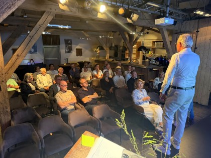 Terugblik eerste bijeenkomst van het seizoen met Patrick van Gils bij De Boerderij