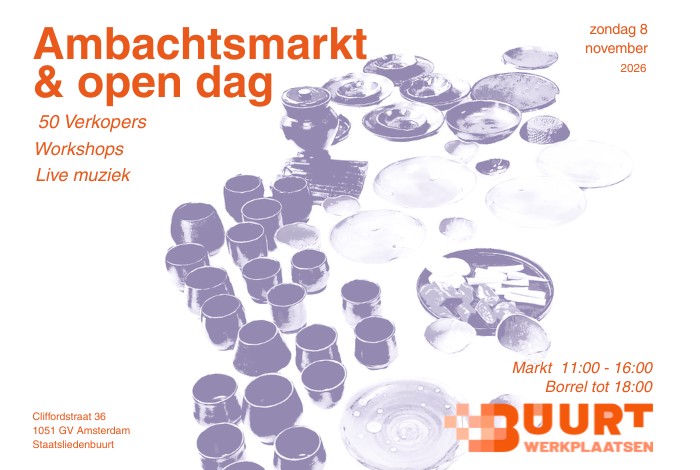 Ambachtsmarkt & open dag - 8 november 2026