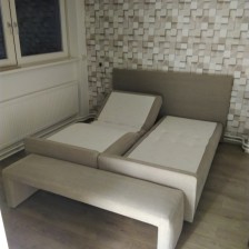 Boxspring opnieuw gestoffeerd