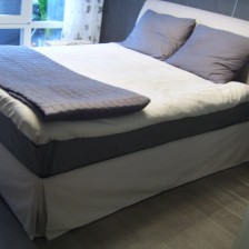 Herbekleding bedombouw in stof