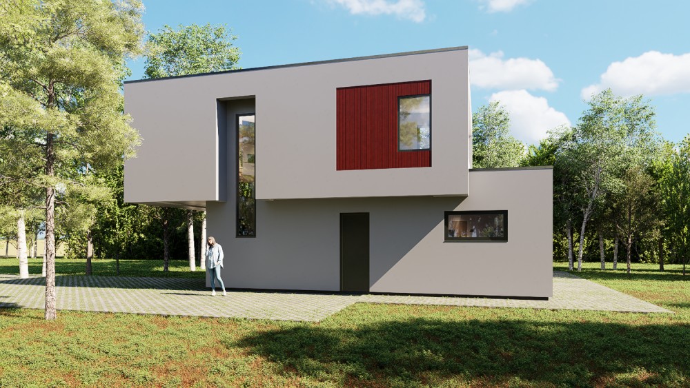 Vrijstaande woning van 2 bouwlagen