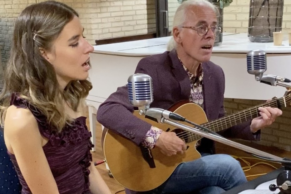 Vader dochter duo Elvi en Martin