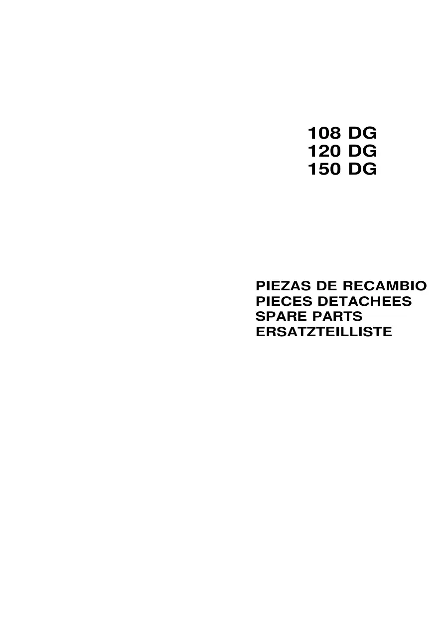 AUSA 108 120 150 Dg Parts Manual