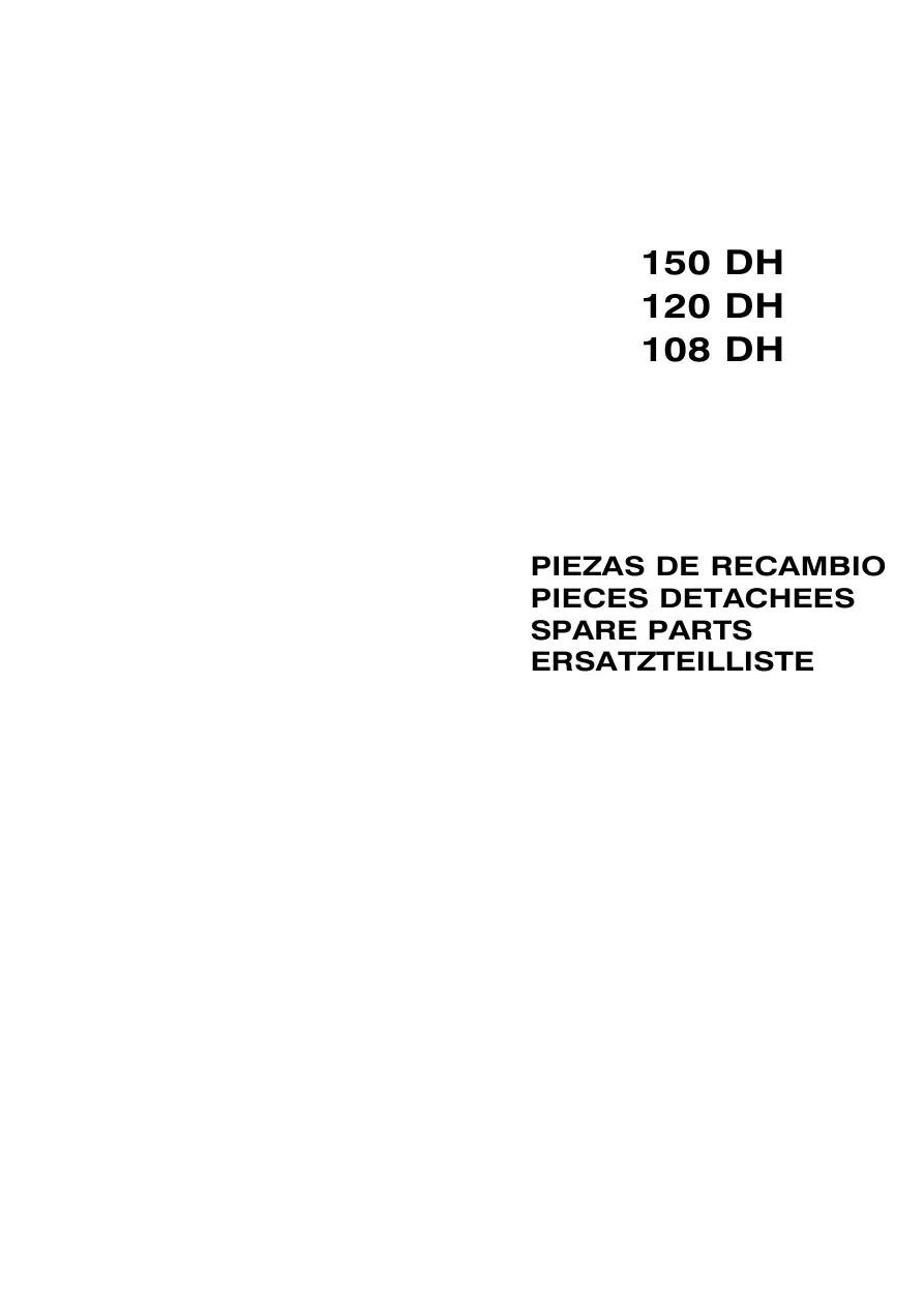 AUSA 108 120 150 Dh Parts Manual