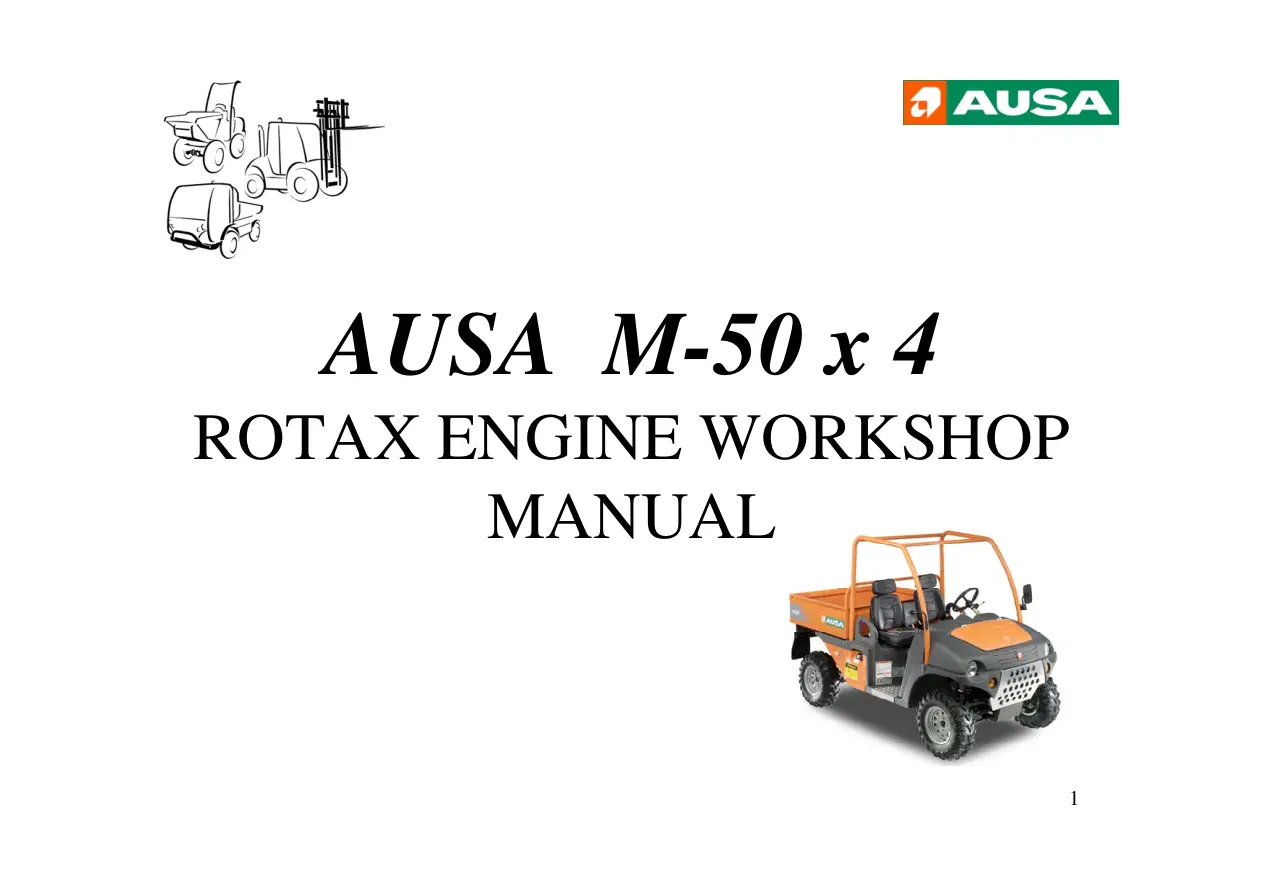 AUSA M50X4 Rotax Gb1 Service Manual