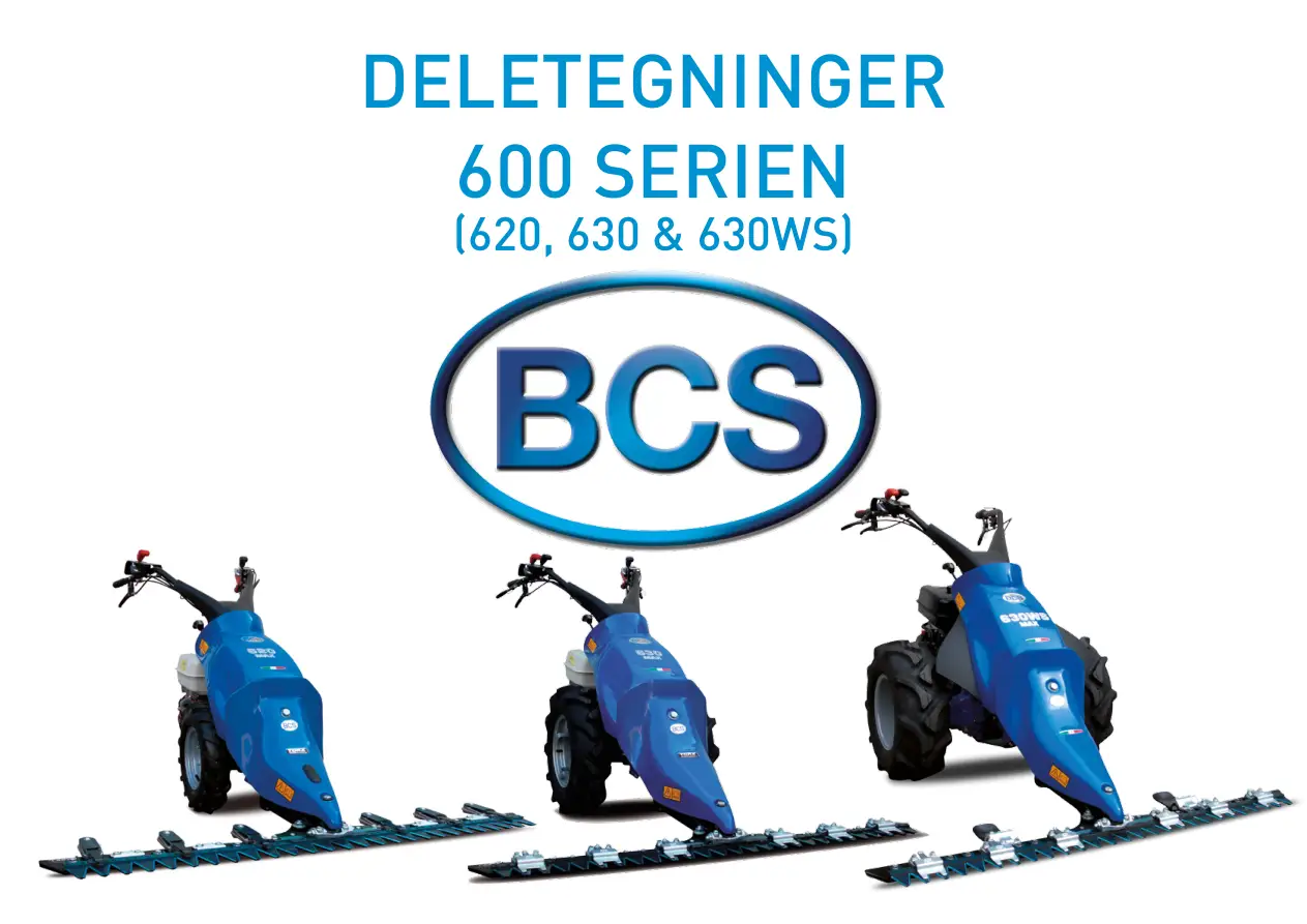 BCS 620 630 630Ws Parts Manual