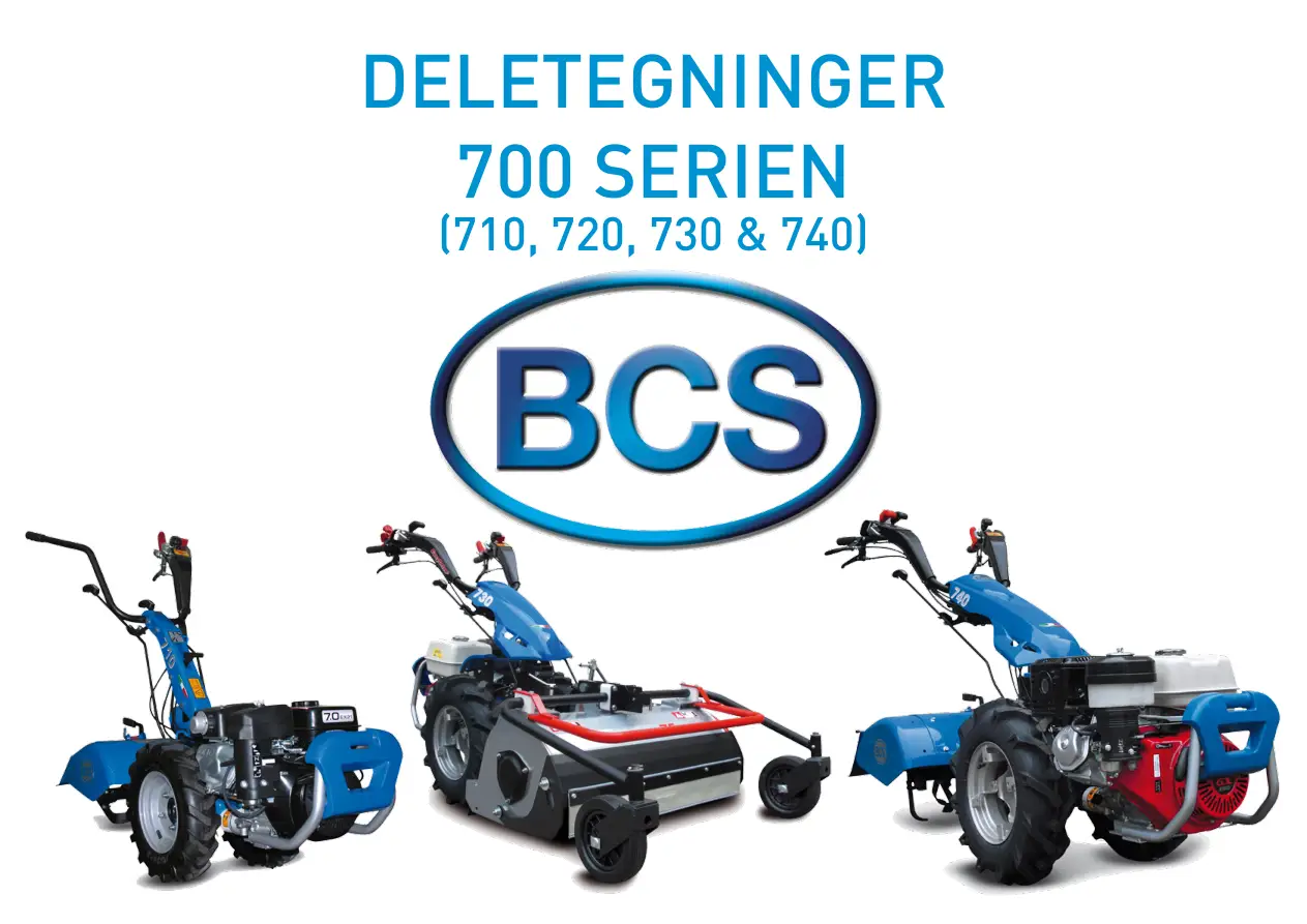BCS 710 720 730 740 Parts Manual