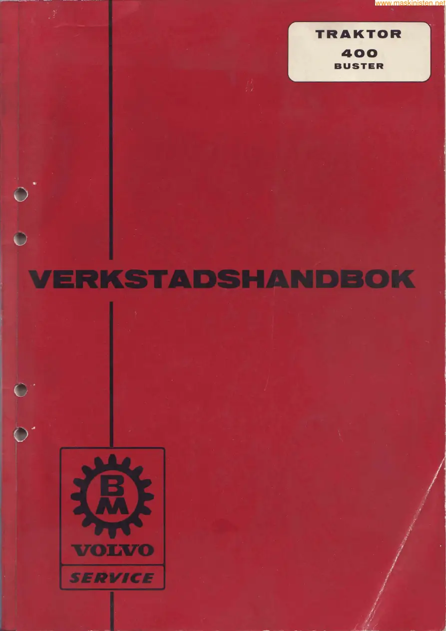 BM Volvo Bm Traktor Volvo 400 Buster Service Manual