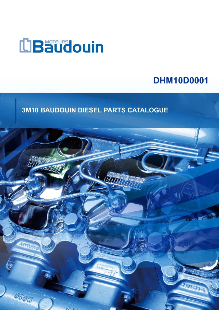 Baudouin 3M10 Dhm10D0001 Parts Manual