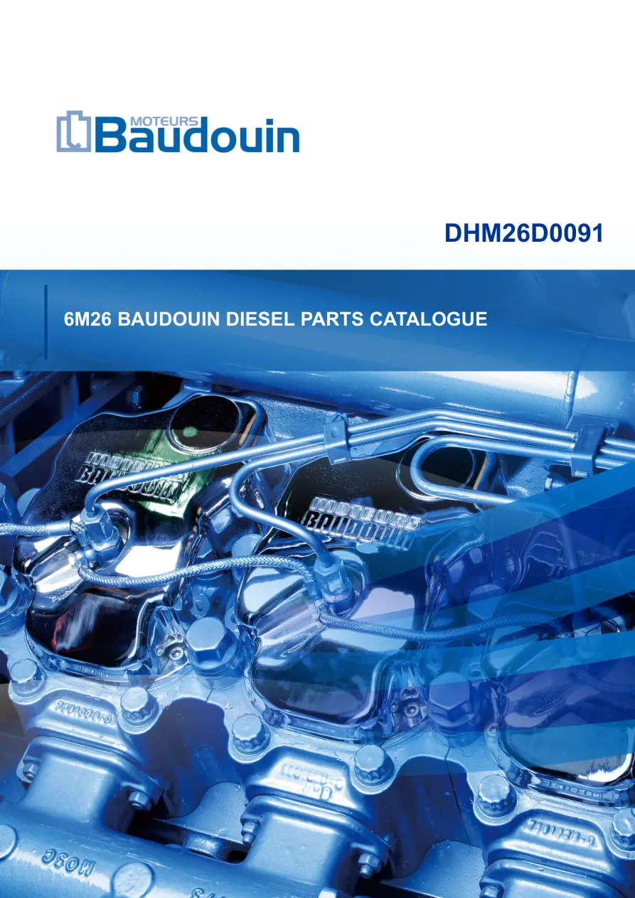 Baudouin 6M26 Dhm26D0091 Parts Manual