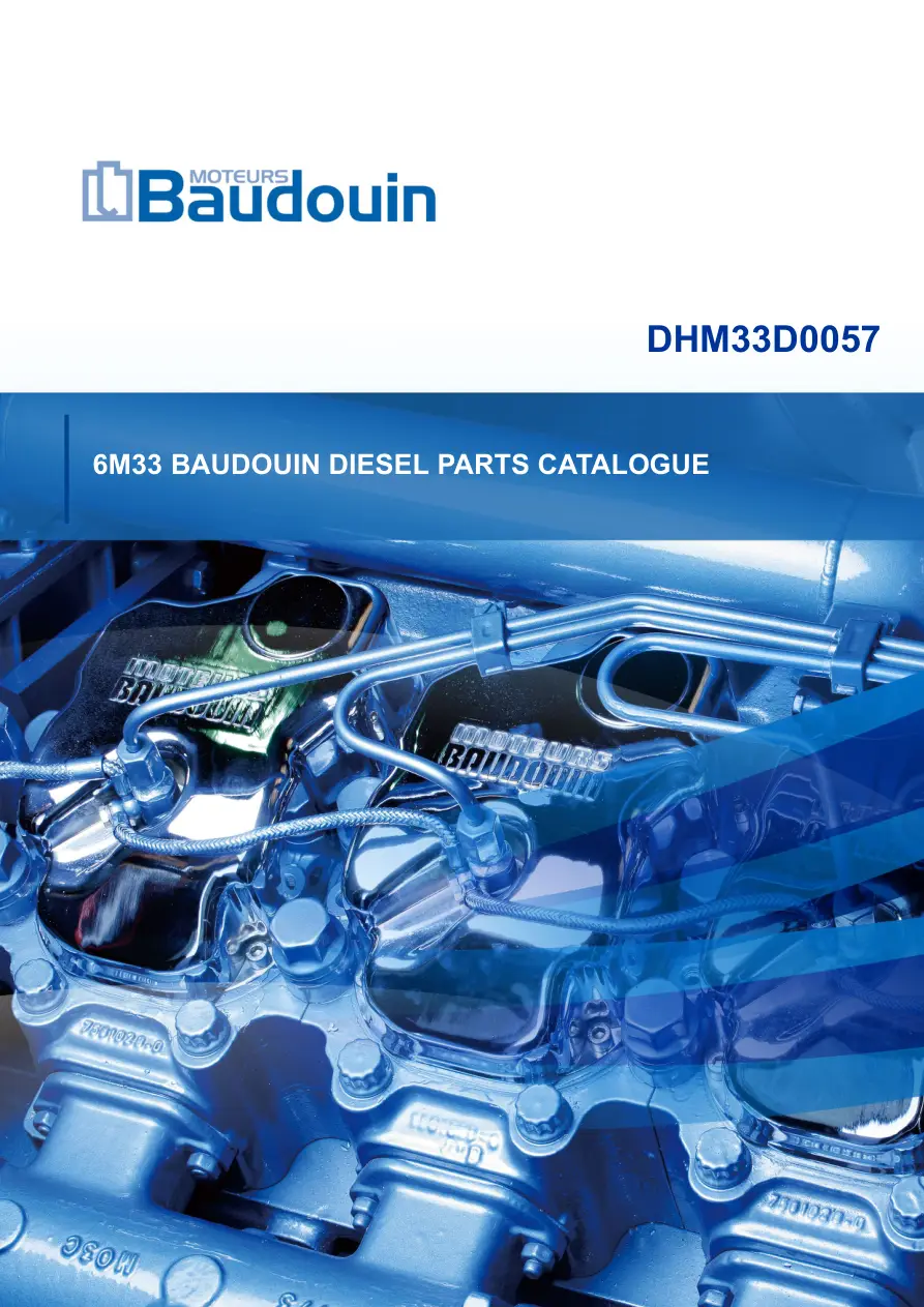 Baudouin 6M33 Dhm33D00575 Parts Manual