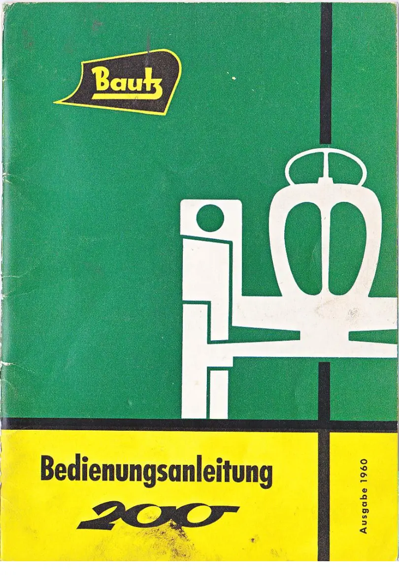 Bautz 200 1960 Operators Manual