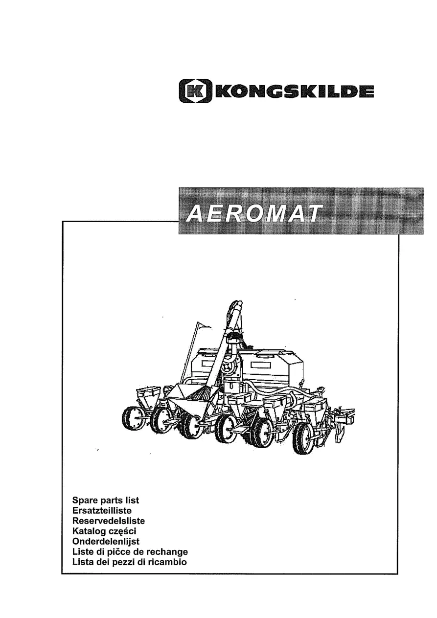 Becker Aeromat R Parts Manual