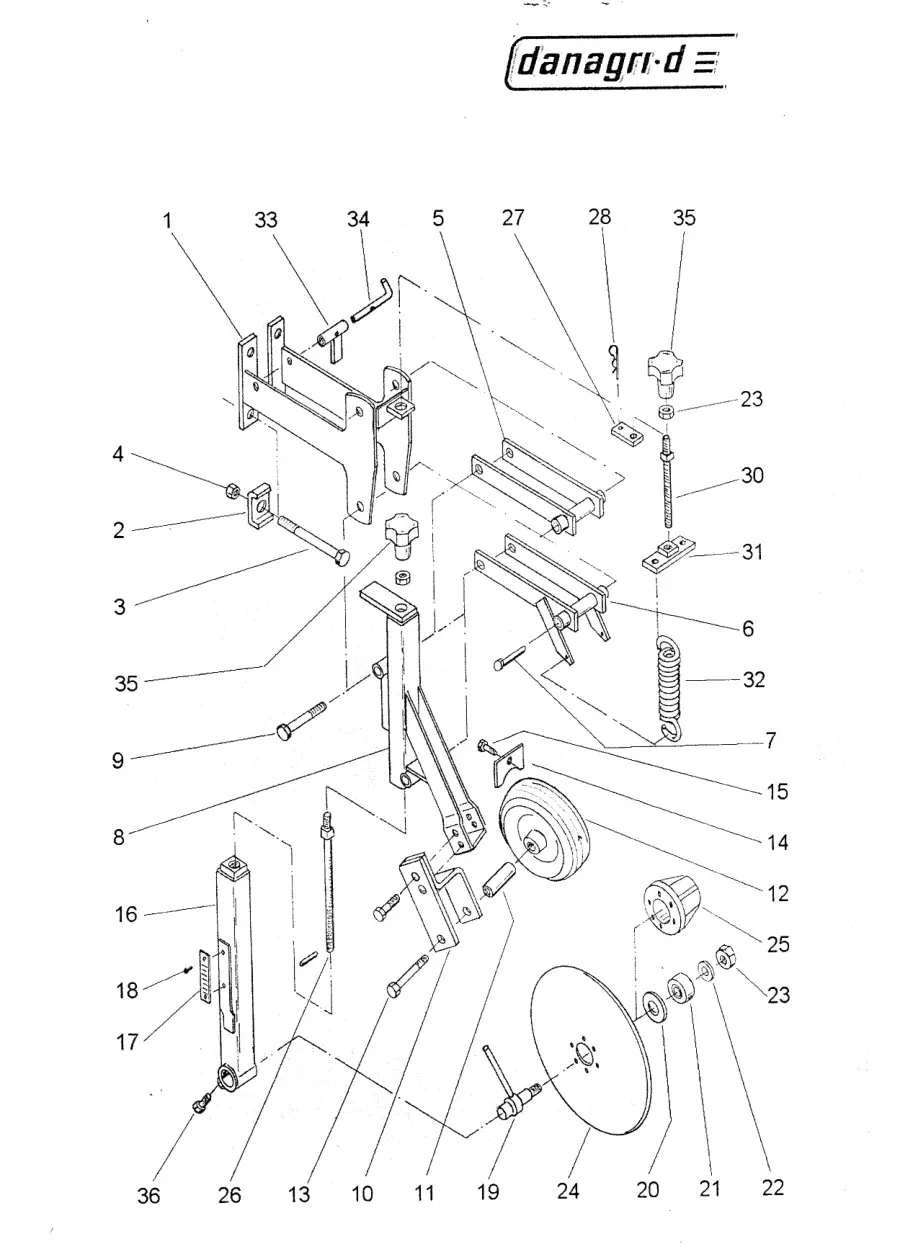 Becker Räumscheibe Centra 2000 2000 Parts Manual