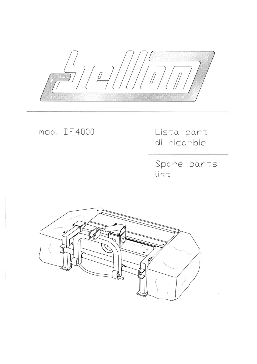 Bellon Df4000 Parts Manual