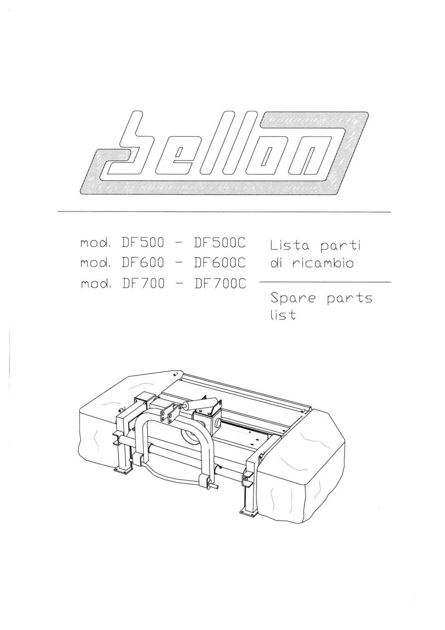 Bellon Df500 Df5000 Df600 Df6000 Df700 Df7000 Parts Manual