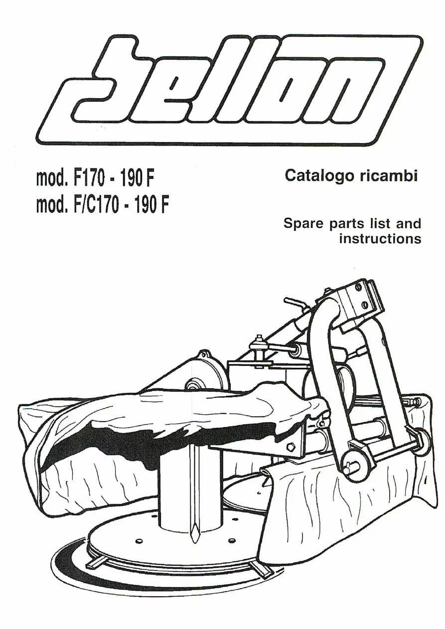 Bellon F170 F190 Fc170 Fc190 Parts Manual
