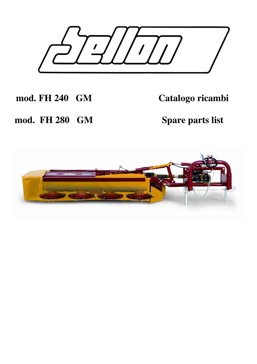 Bellon Fh240 Fh280 Parts Manual