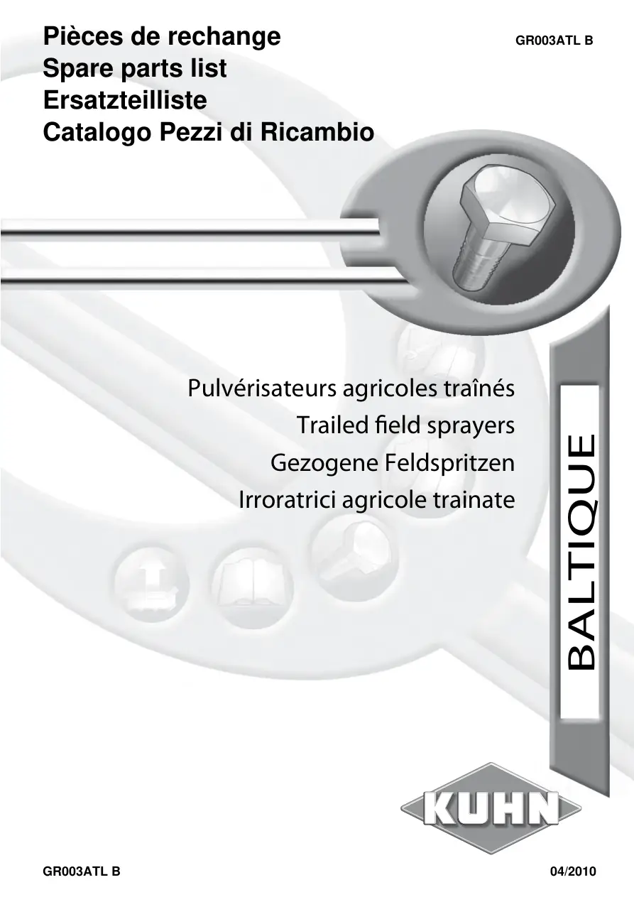 Blanchard Baltique Parts Manual