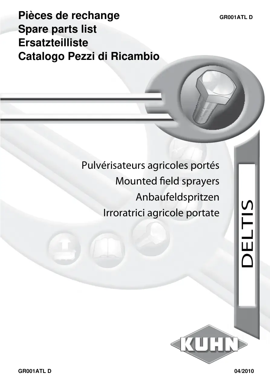 Blanchard Deltis 800 1000 1200 Parts Manual