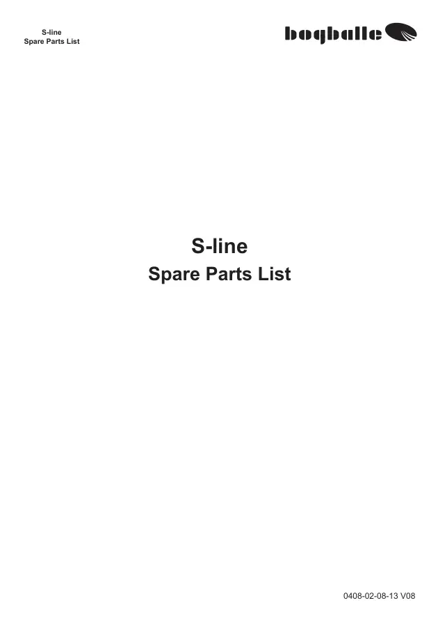 Bogballe S Parts Manual