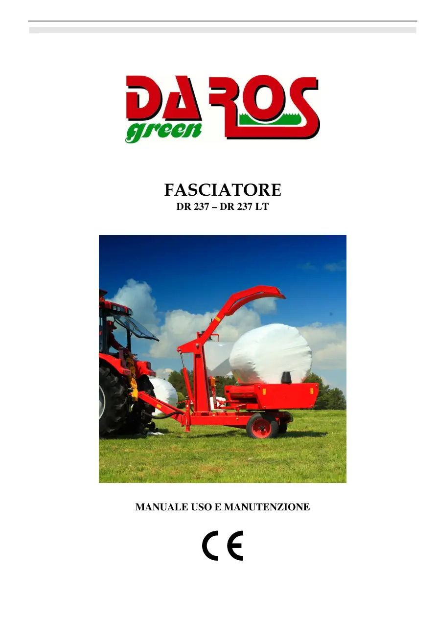 DaRos Fasciatore Dr237 Dr237 Lt 2018 Operators Manual