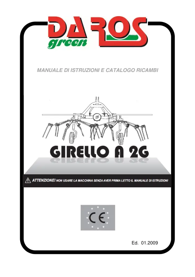 DaRos Girello A2G En Parts Manual
