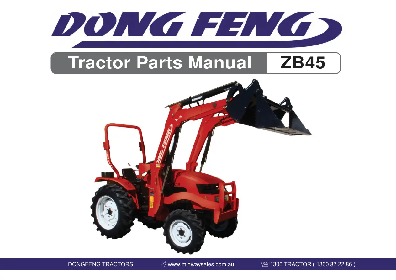 DongFeng Zb45 Parts Manual