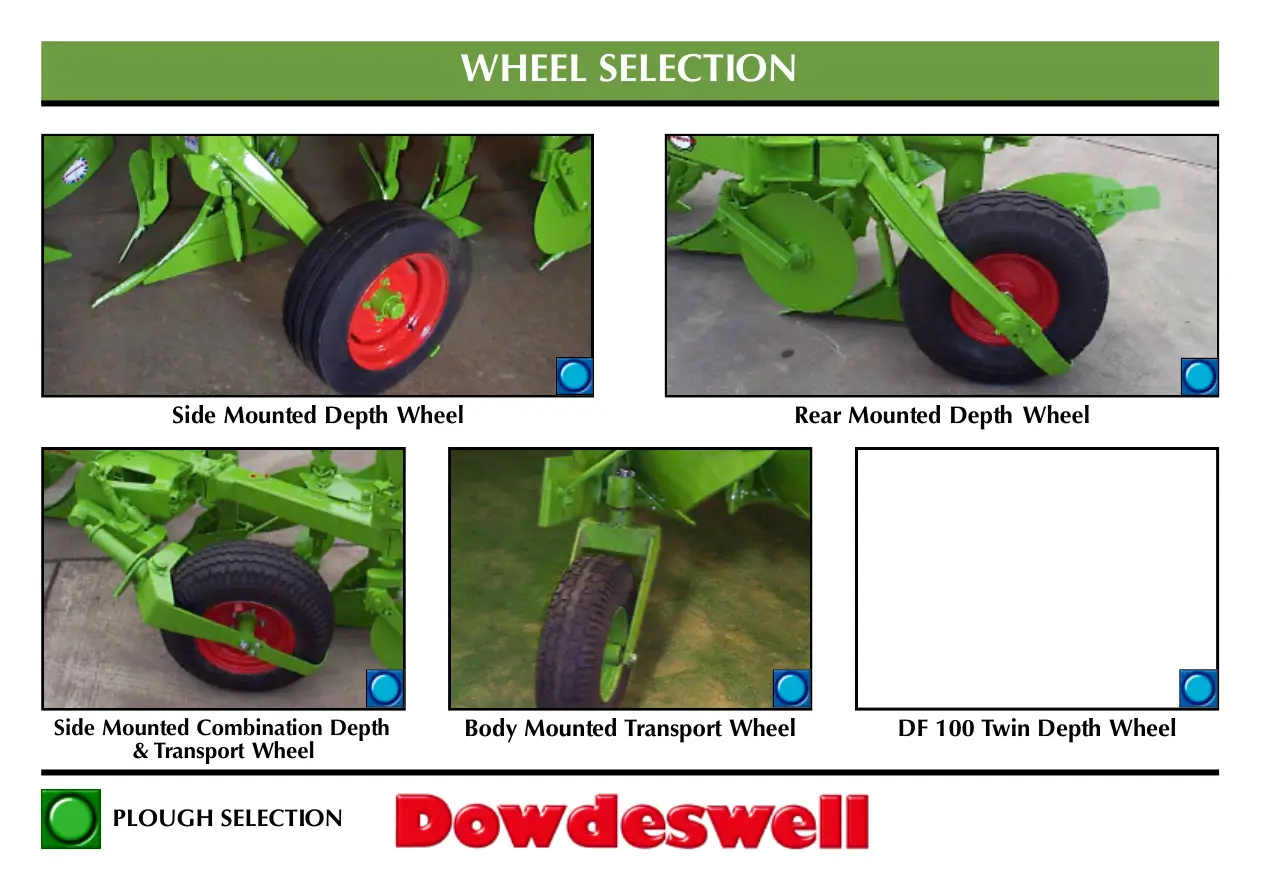 Dowdeswell 100 Ma Mr Wheel Parts Manual