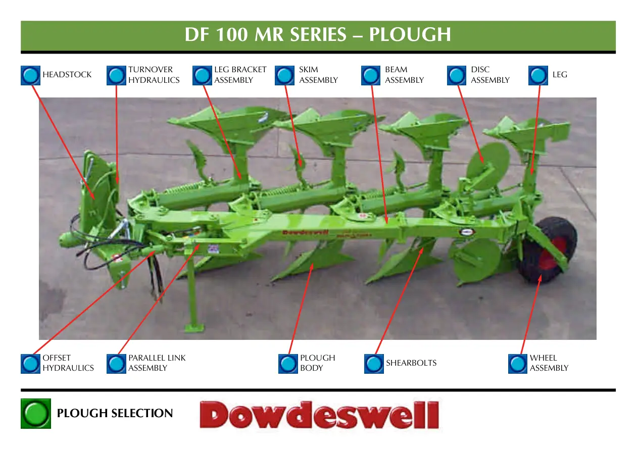 Dowdeswell 100 Mr Parts Manual
