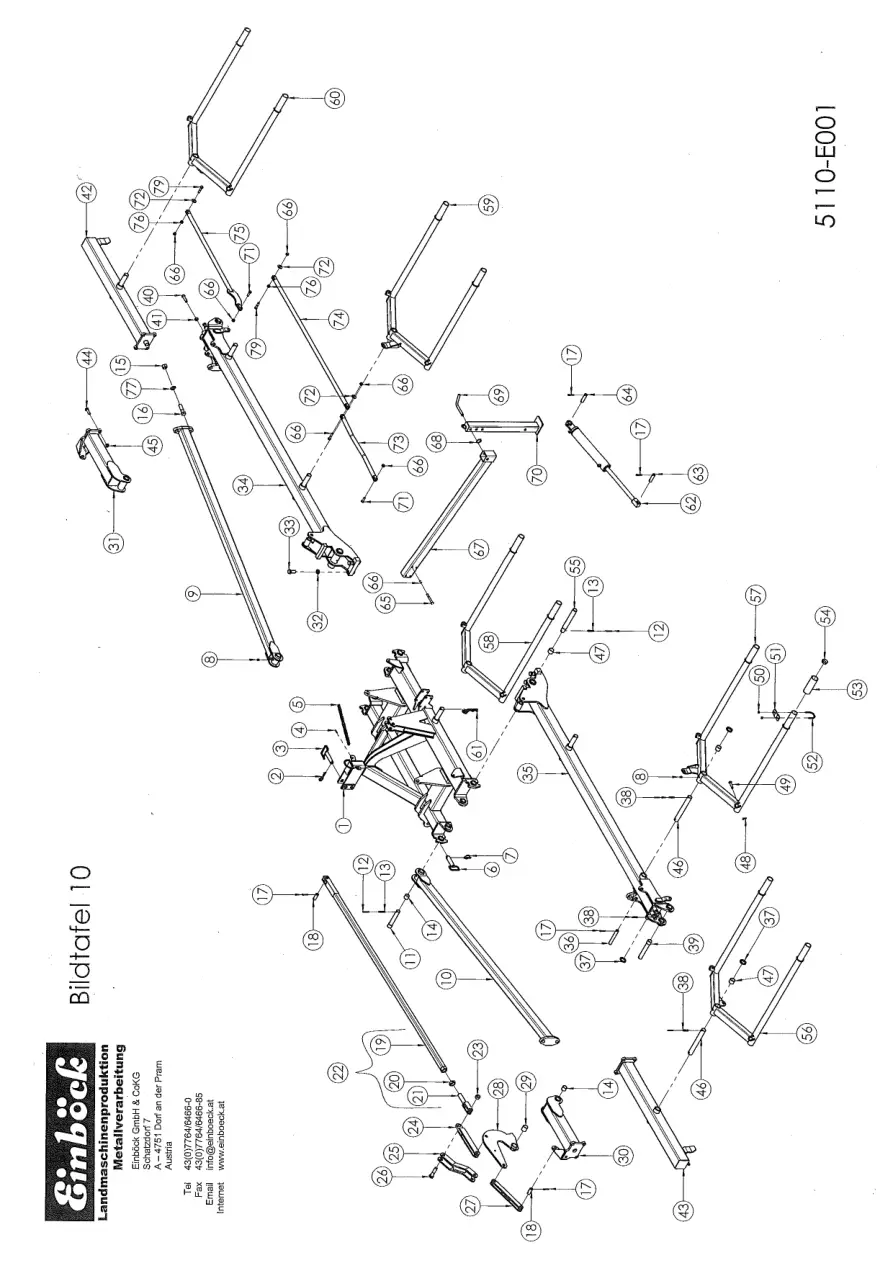 Einbock Hackstriegel Aerostar 10.5M Parts Manual