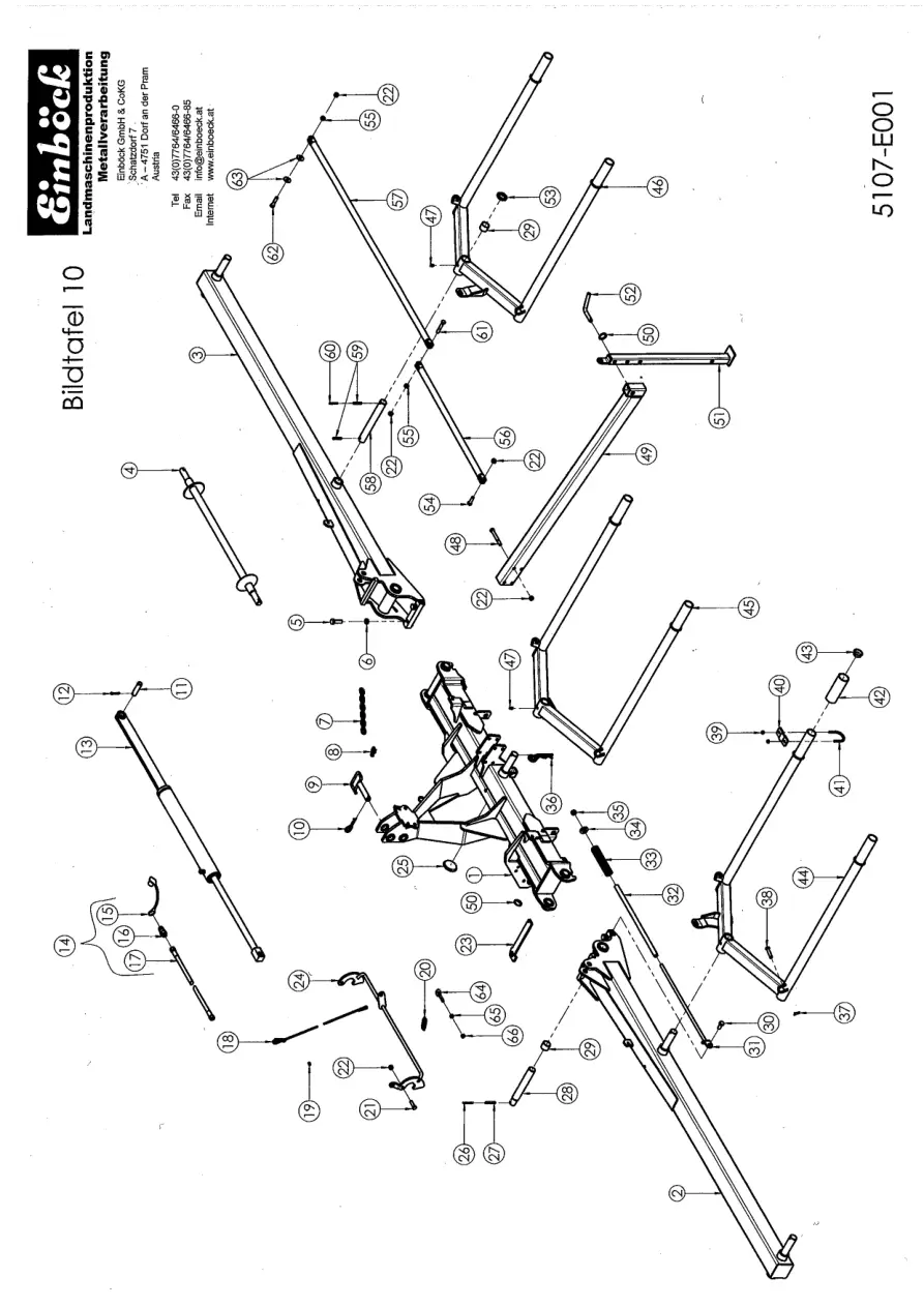 Einbock Hackstriegel Aerostar 7.5M 8M Parts Manual