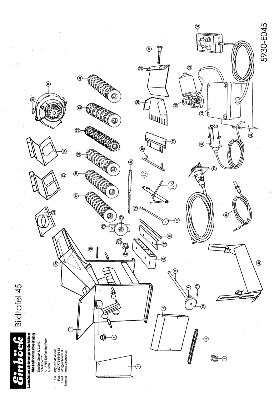 Einbock P Pneumatikstar Parts Manual