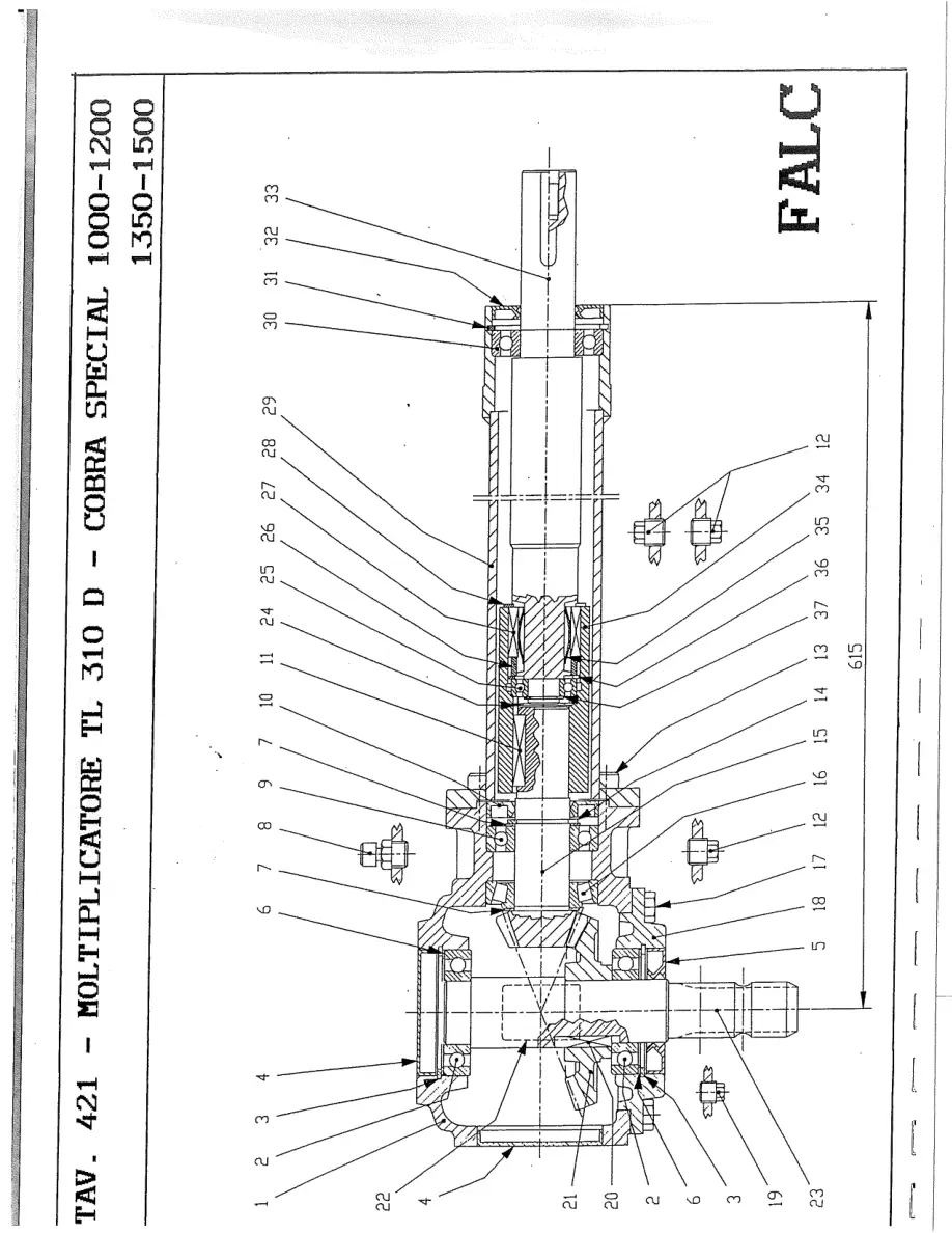 Falc Cobra 1000 1250 1350 1500 Parts Manual