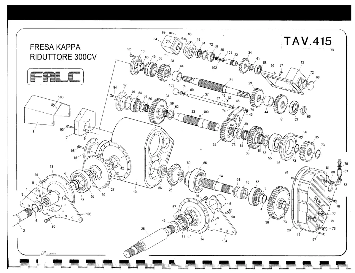 Falc Kappa 4000 Parts Manual