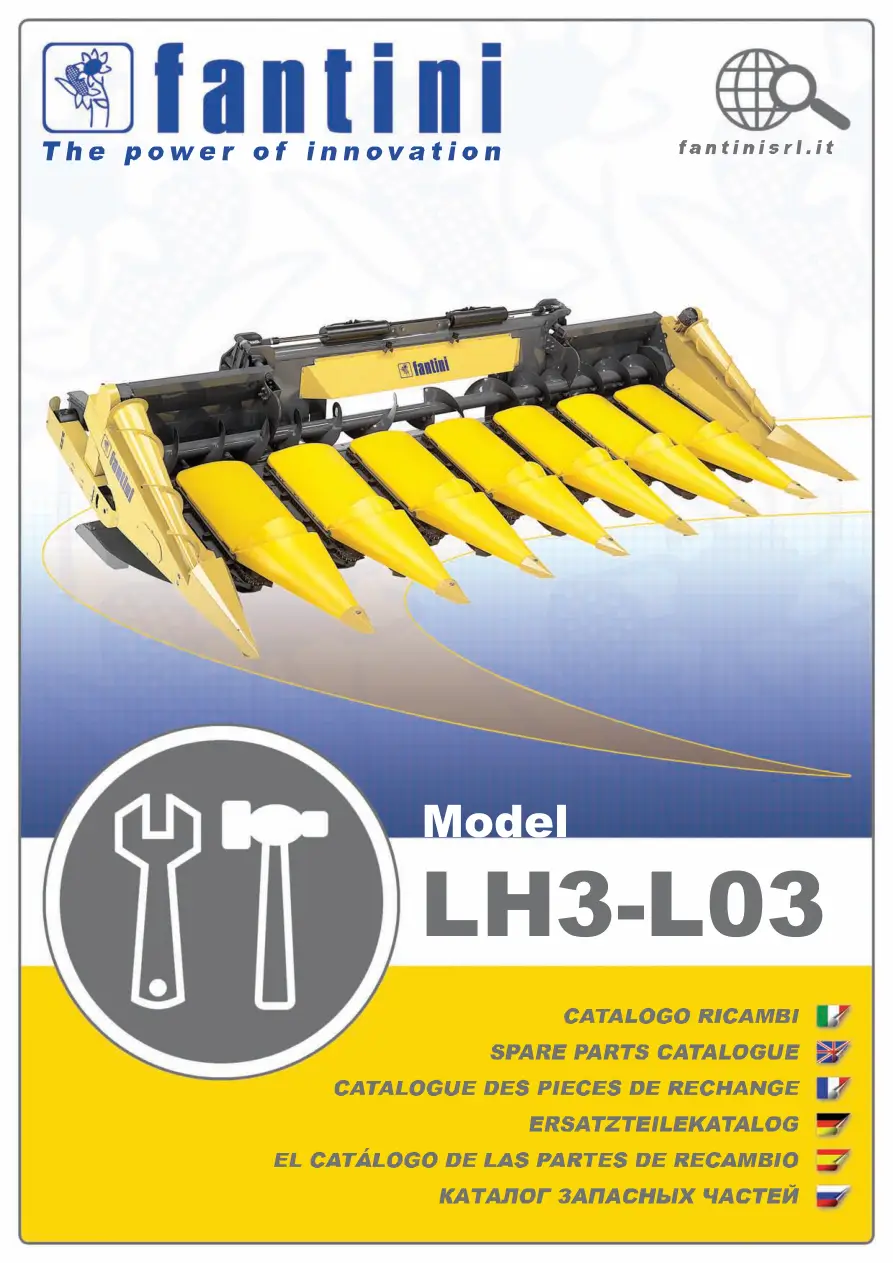 Fantini Complessivo Lh3 Lo3 Parts Manual