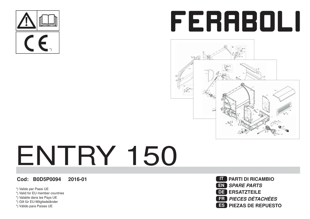 Feraboli Entry 150 Parts Manual