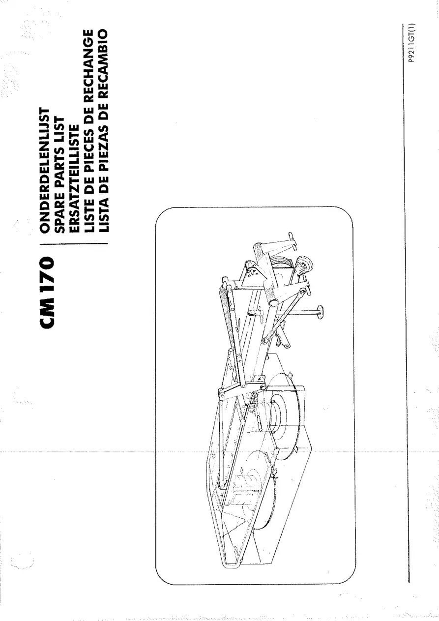 Greenland Cm170 Mower Parts Manual