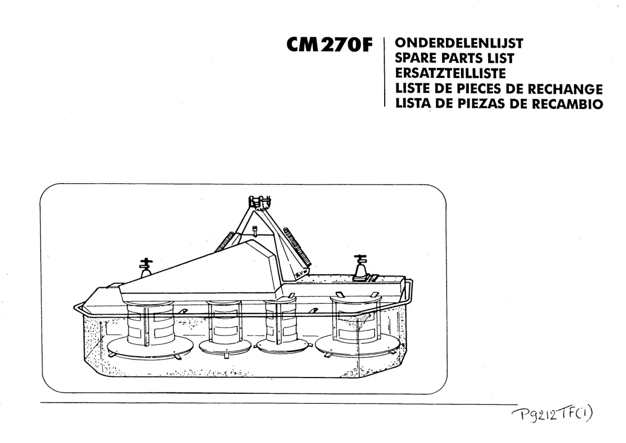 Greenland Cm270F Mower Parts Manual