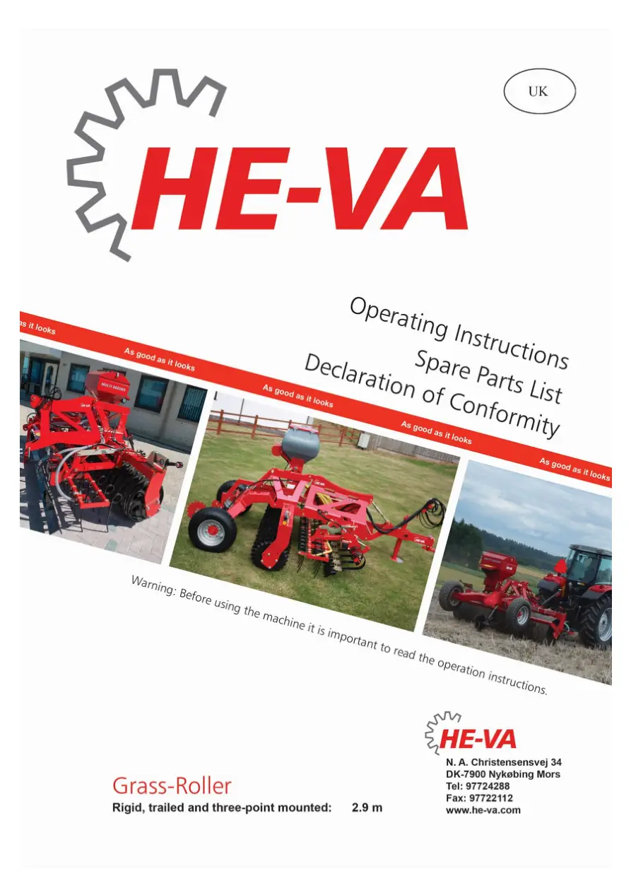 HE-VA He Va Parts Manual