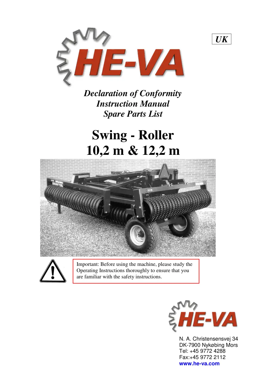 HE-VA He Va 10.2 12.2 Parts Manual