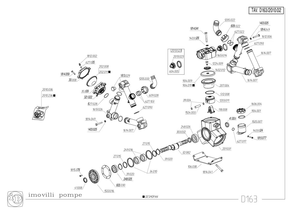 Imovilli D163 Parts Manual