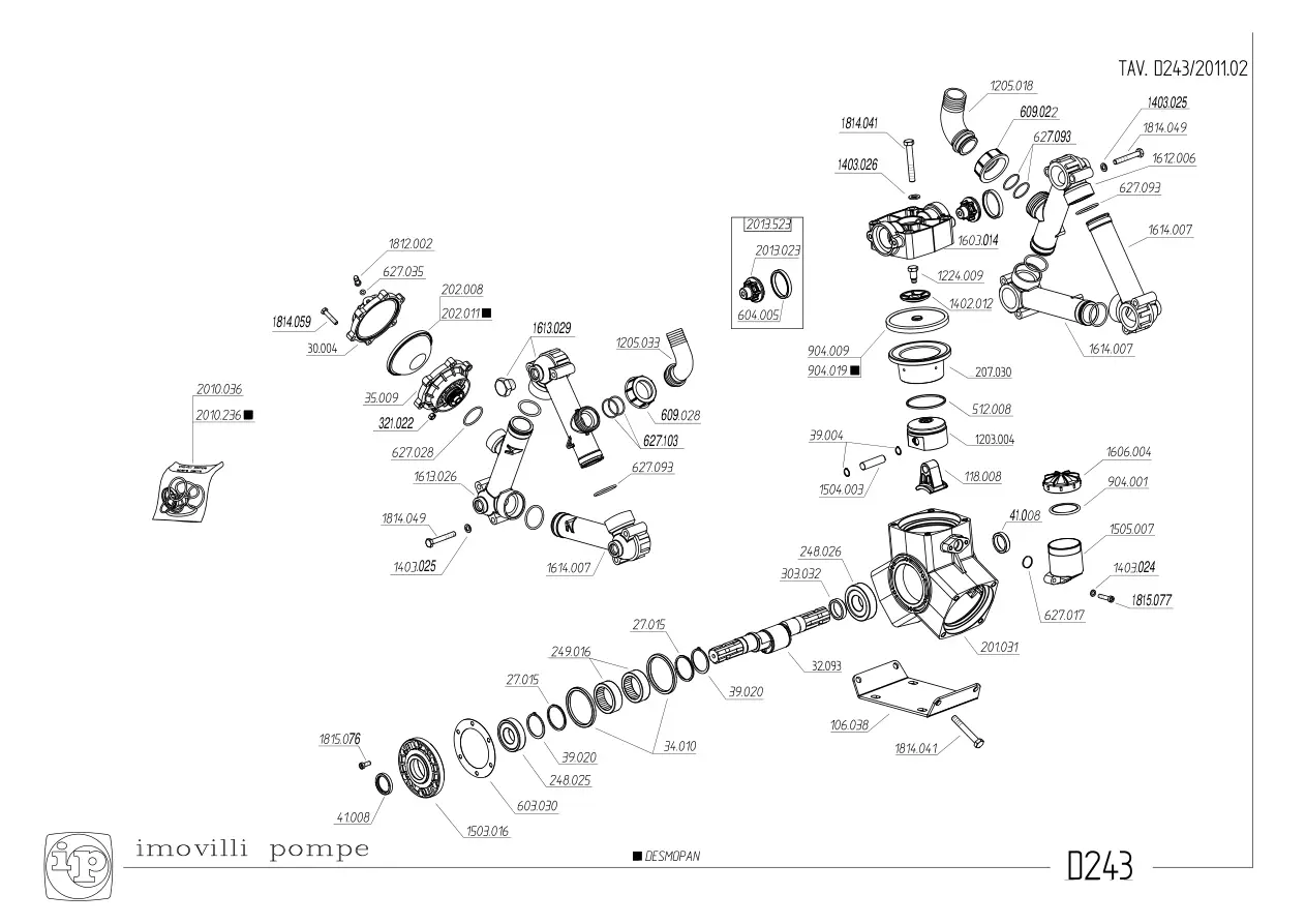 Imovilli D243 Parts Manual